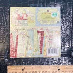 5 for $10: NWT Botanical Paper Stack 6” x 6” 24 Designs, 48 Pieces Total